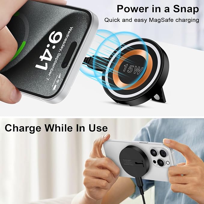 Magsafe Charger Samsung Wireless Charger Fast Charging Pad Magnetic Charger - Image 3
