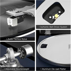 Turntables Belt-Drive Record Player - Image 3