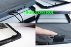 RGB Gaming Laptop Cooling Pad 17-12Inch 4FansFit Apple MacBook Laptop Fan - Image 6