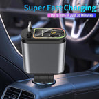 MLVOC Starlight Retractable 66W USB C Car Charger, 4-in-1 Fast Charging Adapter - Image 7