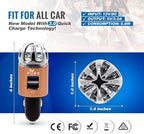Car Air Purifier 3in1 Premium Stainless Steel Air Filter Ionizer w/Dual USB - Image 3