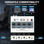4 Channel Headphone Amplifier 7 Color Light Headphones Amp - Image 5