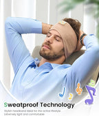 Perytong Sleep Headphones Bluetooth Headband Headphones, Headphone Band - Image 3