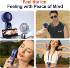 Blows Cold Air Portable Handheld Fan - Image 7