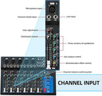 Depusheng HT7 Bluetooth Portable Audio Mixer w/USB DJ Sound Mixing Console MP3 - Image 5