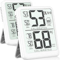Antonki 2-Pack Room Thermometer, Digital Small Hygrometer Indoor Thermometer by Antonki
