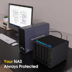 GOLDENMATE 1000VA/800W Lithium UPS Battery Backup and Surge Protector, Sinewave - Image 4