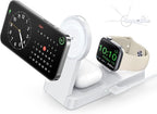 3 in 1 Magnetic Wireless for iPhone Charging Station: Foldable Portable Charger by ChargingStation