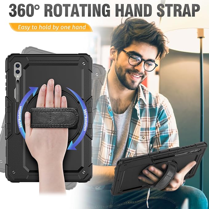 HXCASEAC Case for Samsung Galaxy Tab S7 FE 5G 12.4 inch, Protective - Image 3