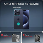 ESR 3+1 Pack for iPhone 15 Pro Max Screen Protector, Full Coverage Ultra-tough - Image 9