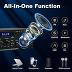 AK45 Stereo Home Audio Amplifier, 5.0 Mini Bluetooth Receiver, 300W *2 Blutooth - Image 3