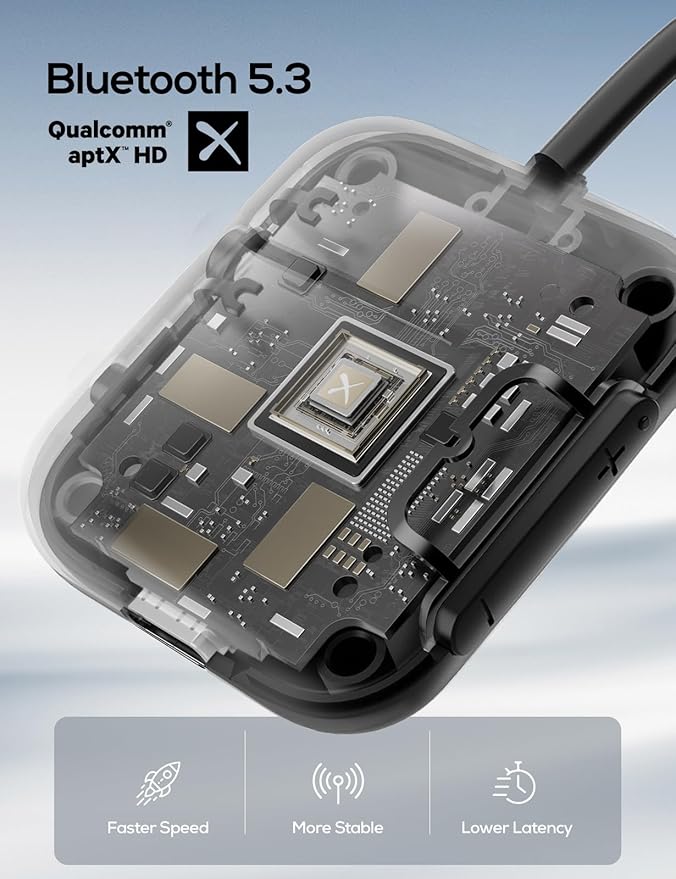 Nulaxy Air in-Flight Bluetooth Wireless Audio Transmitter Receiver - Image 4