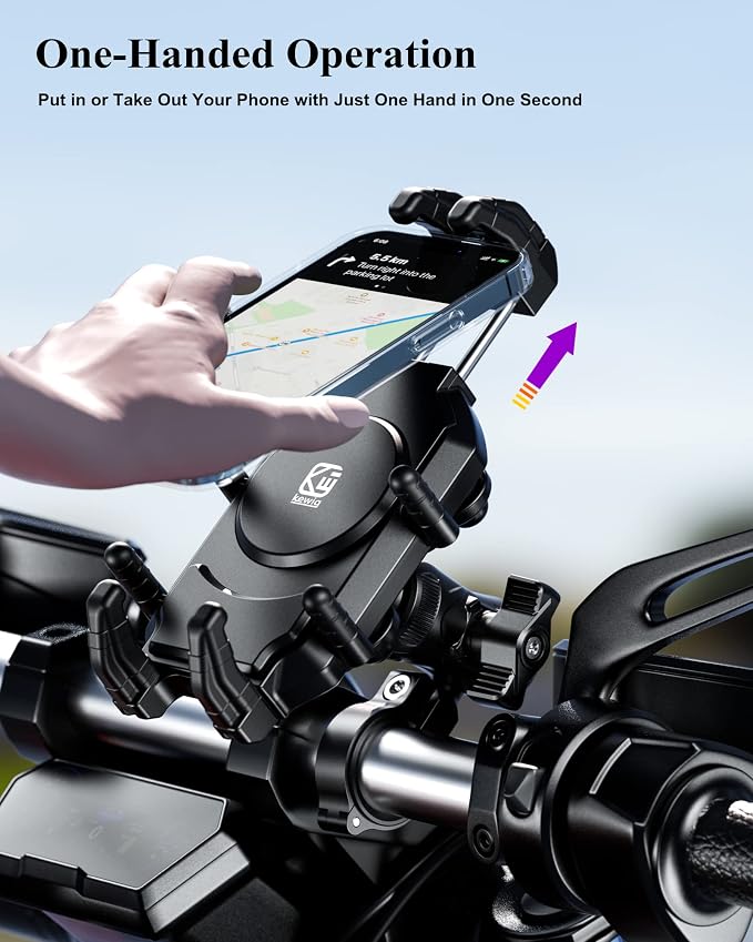 BRCOVAN Motorcycle Phone Mount Holder - Image 4