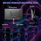 SANSUI 24 Inch Gaming Monitor 180Hz, Computer Monitor - Image 6
