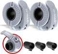Pro Barbell Clips 1 inch Barbell Clamps 0.9-1.18inch Quick Release Weight Clips by ZY-HUAN
