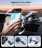 TORRAS Pink Phone Holders for Your Car【True Military-Grade & Strongest Suction】 - Image 5