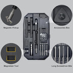 STREBITO Precision Screwdriver Set, 153 in 1 Electronics Tool Kit - Image 6