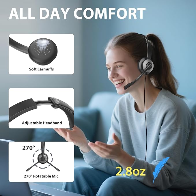 Earbay USB Headset with Microphone - Image 8