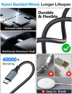 4-in-2 Multi Charging Cable for Apple Watch Charger/Samsung/iPhone Charger - Image 7