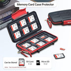 Kiorafoto Professional IPX5 Water-Resistant Anti-Shock Holder Storage SD SDHC - Image 2