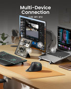 ProtoArc Ergonomic Vertical Mouse, EM11 NL Rechargeable Wireless Mouse Bluetooth - Image 3