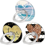 Bonoma Phone Ring Holder, 3 Pack Universal Finger Ring Stand Grip Kickstand Ring by Bonoma