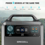GRECELL Portable Power Station 600, 110V/600W Solar Generator, 460Wh Backup - Image 4