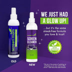 Screen Cleaner Spray and 4 Microfiber Cloths Bundle 8oz & 2oz, by Screen Mom - Image 2