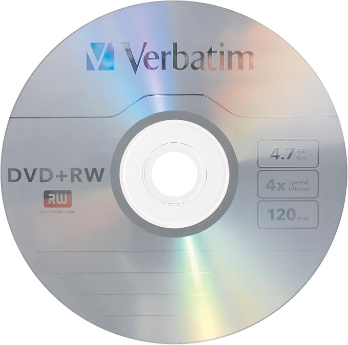 Verbatim DVD+RW 4.7GB 4X with Branded Surface by Verbatim