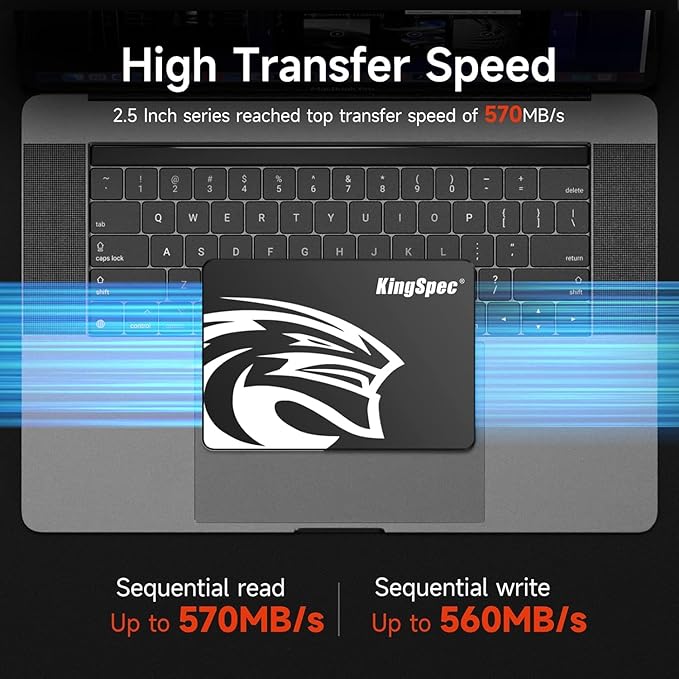 KingSpec 8TB 2.5 SSD SATA III Internal - Image 2