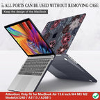 CISSOOK Compatible with MacBook Air 13.6 inch Case 2022 2023 2024 2025 Model - Image 5