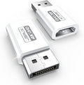 4K DisplayPort to HDMI Adapter 2-Pack, JSAUX DP PC to HDMI Monitor Converter by JSAUX