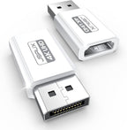 4K DisplayPort to HDMI Adapter 2-Pack, JSAUX DP PC to HDMI Monitor Converter by JSAUX