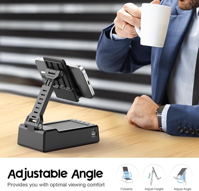 JTEMAN Gifts for Men Women, Adjustable Cell Phone Stand - Image 4