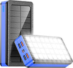 Solar Charger Power Bank 66800mAh Portable Charger by AEECESTORE