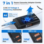 500W Pure Sine Wave Voltage Converter US to Europe, 220V to 110V Converter - Image 3