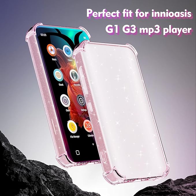 Case for innioasis G1 G3 Mp3 Player, TPU Clear Cover for Mp3 Player - Image 2