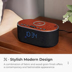 uscce Alarm Clock Bluetooth FM Radio: 10W Stereo Sound Speaker - Image 5