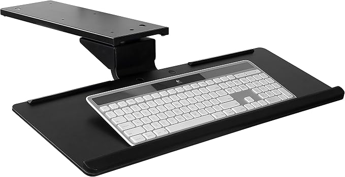 Mount-It! Under Desk Keyboard Tray and Mouse Platform, Ergonomic Computer by Mount-It