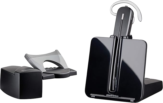 Plantronics - CS540 Wireless DECT Headset - Single Ear Convertible - Connects by Poly