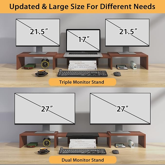 WESTREE Triple Monitor Stand Riser - Image 7