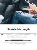 CableCreation Coiled USB C Cable 2Pack, Coiled USB A to USB C Cable - Image 6