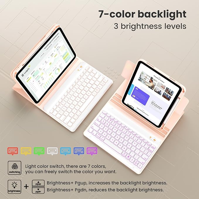 Magnetic Keyboard Case for iPad Air 5th 4th Generation 10.9 inch Pro 11 - Image 3