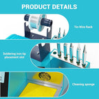 90w Soldering Station, Electronic Digital Display Soldering Iron Station Kit - Image 5
