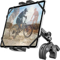 Metal iPad Tablet Mount for Boat Helm, Wheelchair Pole, Golf Cart, Mic Stand by WOLEYI