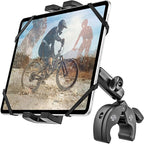 Metal iPad Tablet Mount for Boat Helm, Wheelchair Pole, Golf Cart, Mic Stand by WOLEYI