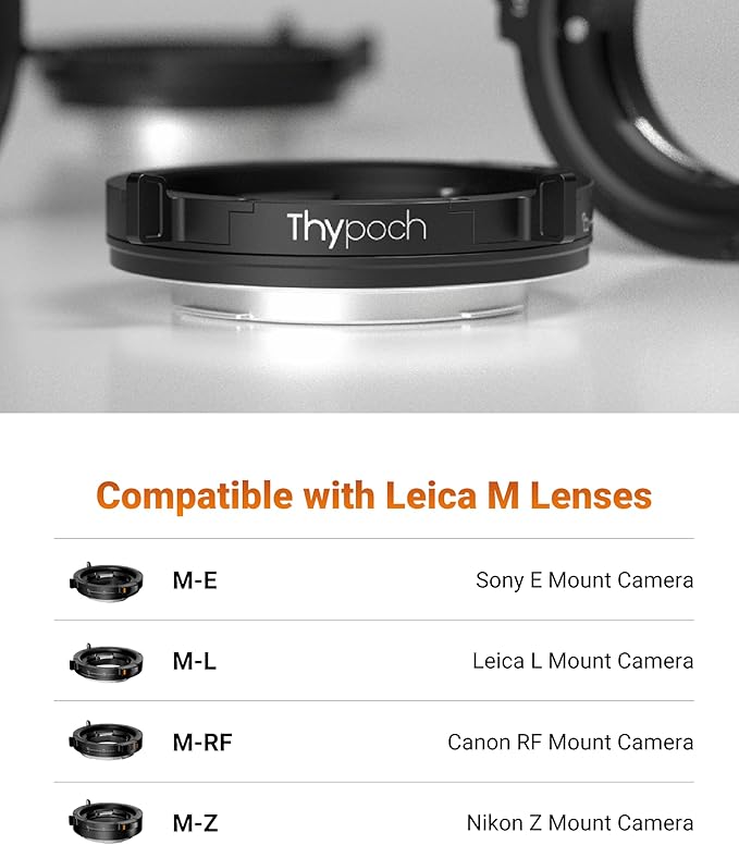 Thypoch M-RF Lens Mount Adapter Auto-Lock, Compatible - Image 5