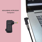 90W PD USB C to DC4017 Power Converter Type to DC 4017 Laptop Charging Adapter - Image 4