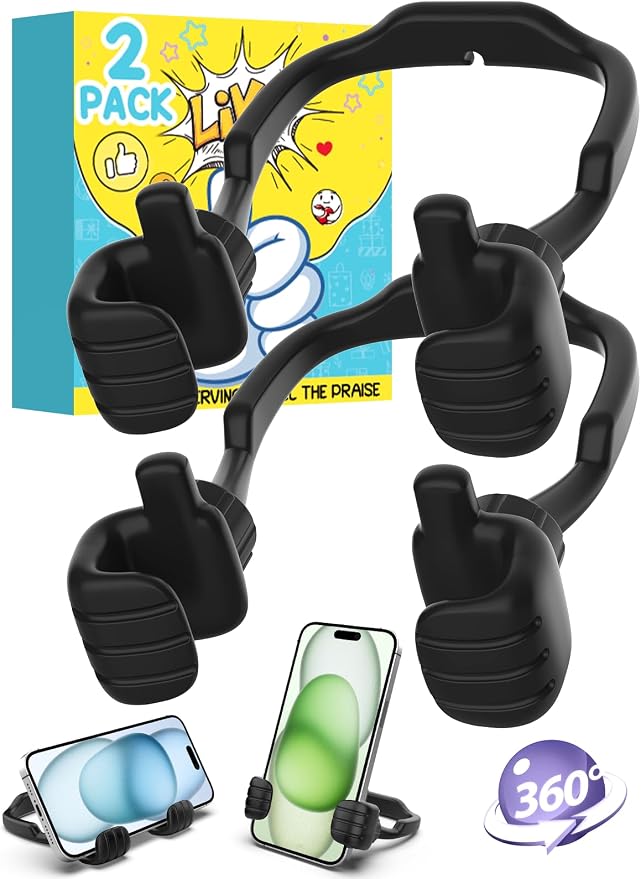 Dad Gifts for Fathers Day from Daughter Son Cell Phone Stand: 2 Pack UPGRADE by CALDEVER