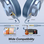OneOdio A70 Bluetooth Over Ear Headphones, Wireless Headphones w/ 72H Playtime - Image 4